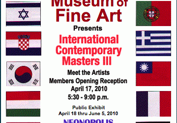 International Contemporary Masters 2009 Feb 20 – April 10, 2010